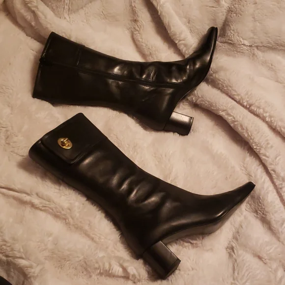 Coach Leather Boots - Picture 7 of 10